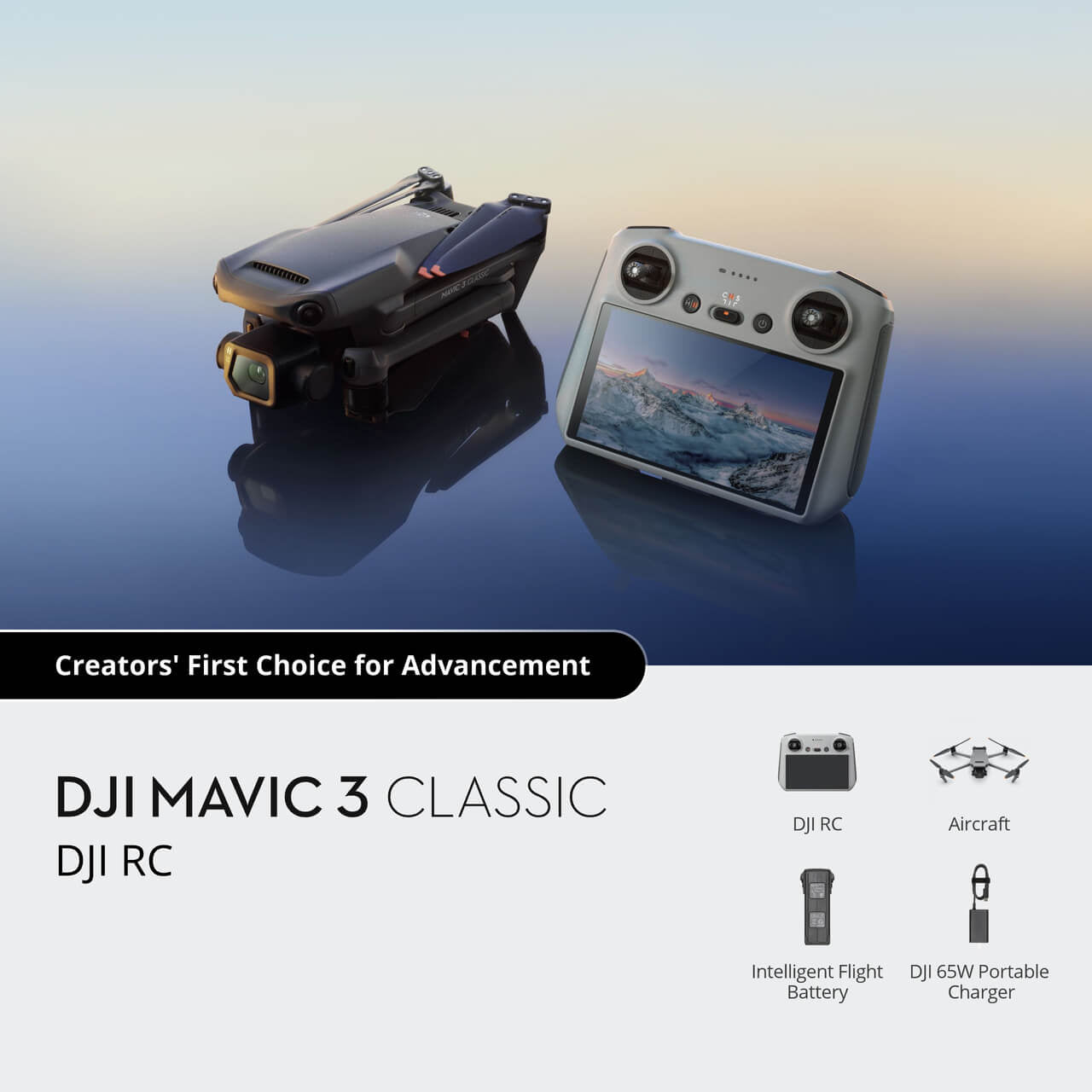 DJI Mavic 3 Classic with DJI RC (Single battery)